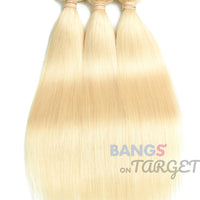 613 Honey Color 3 Bundles With Frontal Brazilian-Straight - Bangsontarget