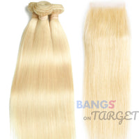 613 Honey Color 3 Bundles With Frontal Brazilian-Straight - Bangsontarget