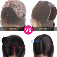 Malaysian Virgin Hair 13x6 Lace Front Human Hair Wigs Straight - Bangsontarget