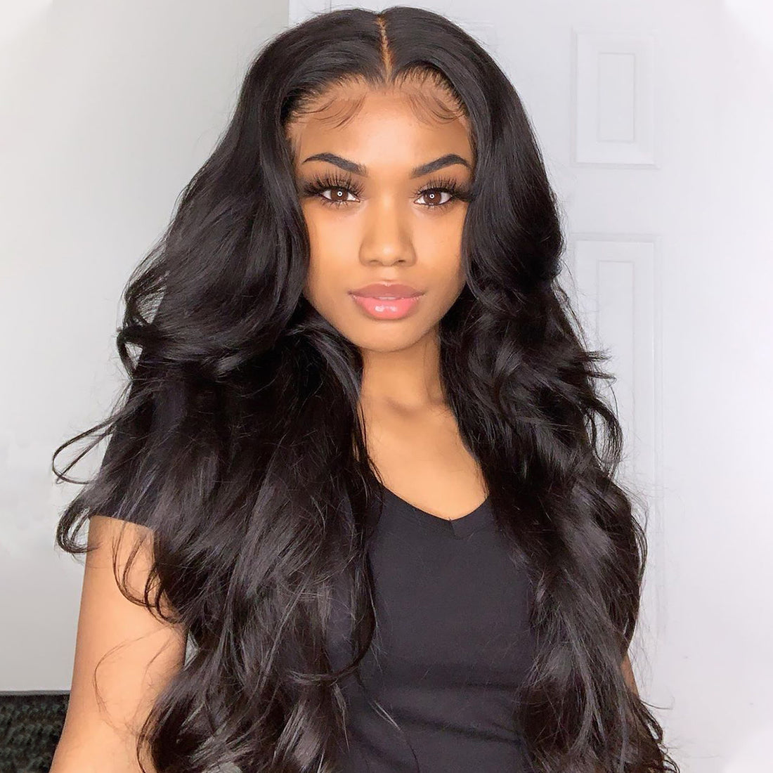 5x5 Lace Closure Body Wave Human Hair Wigs - Bangsontarget