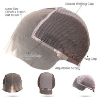 Ombre 1BGreen Straight Lace Front Wigs - Bangsontarget