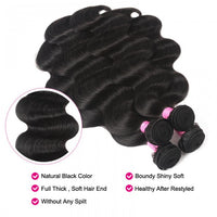 Hair Icenu Series Hair 4Pcs/pack Peruvian Body Wave Virgin Human Hair - Bangsontarget