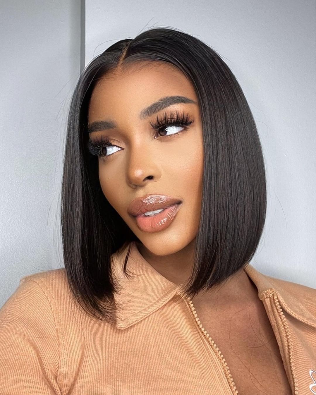5*1 Natural Color Bob Wig  And 13*4 613 Bob Wig
