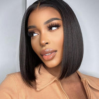 5*1 Natural Color Bob Wig  And 13*4 613 Bob Wig