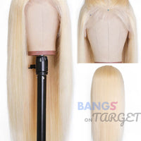 13x4 Lace Wigs 613 blonde Straight Human Hair With Baby Hair Malaysian Virgin Hair - Bangsontarget