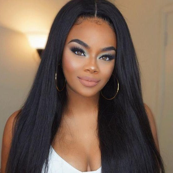 Malaysian Virgin Hair 13x6 Lace Front Human Hair Wigs Straight - Bangsontarget