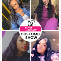 Indian Virgin Hair 13X6 Lace Front Human Hair Wigs Body Wave - Bangsontarget