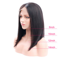 13x6 Lace Front  Straight BOB Wig With Baby Hair