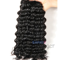 Brazilian Virgin Hair 3 Bundles With Closure Deep Wave - Bangsontarget