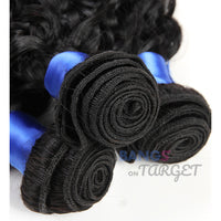 3 Bundles With Frontal Brazilian Virgin Hair-Kinky Curly - Bangsontarget