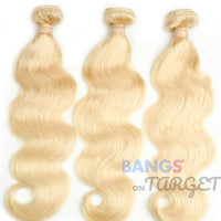 #613 Hair 3 Bundles With Closure-Body Wave - Bangsontarget