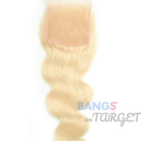 #613 Hair 3 Bundles With Closure-Body Wave - Bangsontarget