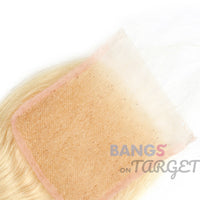 613 Honey Color 3 Bundles With Frontal Brazilian-Straight - Bangsontarget