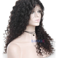Transparent 13x6 Lace Frontal Wigs Deep Wave - Bangsontarget