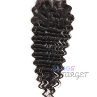 Brazilian Virgin Hair 3 Bundles With Closure Deep Wave - Bangsontarget