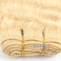 613 Honey Color 3 Bundles With Frontal Brazilian-Deep Wave - Bangsontarget