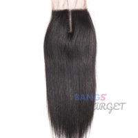 Brazilian Virgin Hair 3 Bundles With Closure Straight - Bangsontarget