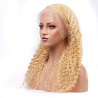 13x6 Lace Frontal Wig with baby hair Deep Wave 613 Brazilian Human Hair for ladies - Bangsontarget