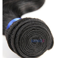 Brazilian Virgin Hair 3 Bundles With Closure Body Wave - Bangsontarget