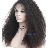 Peruvian Virgin Hair 13x6 Lace Frontal Wigs-Kinky Curly - Bangsontarget