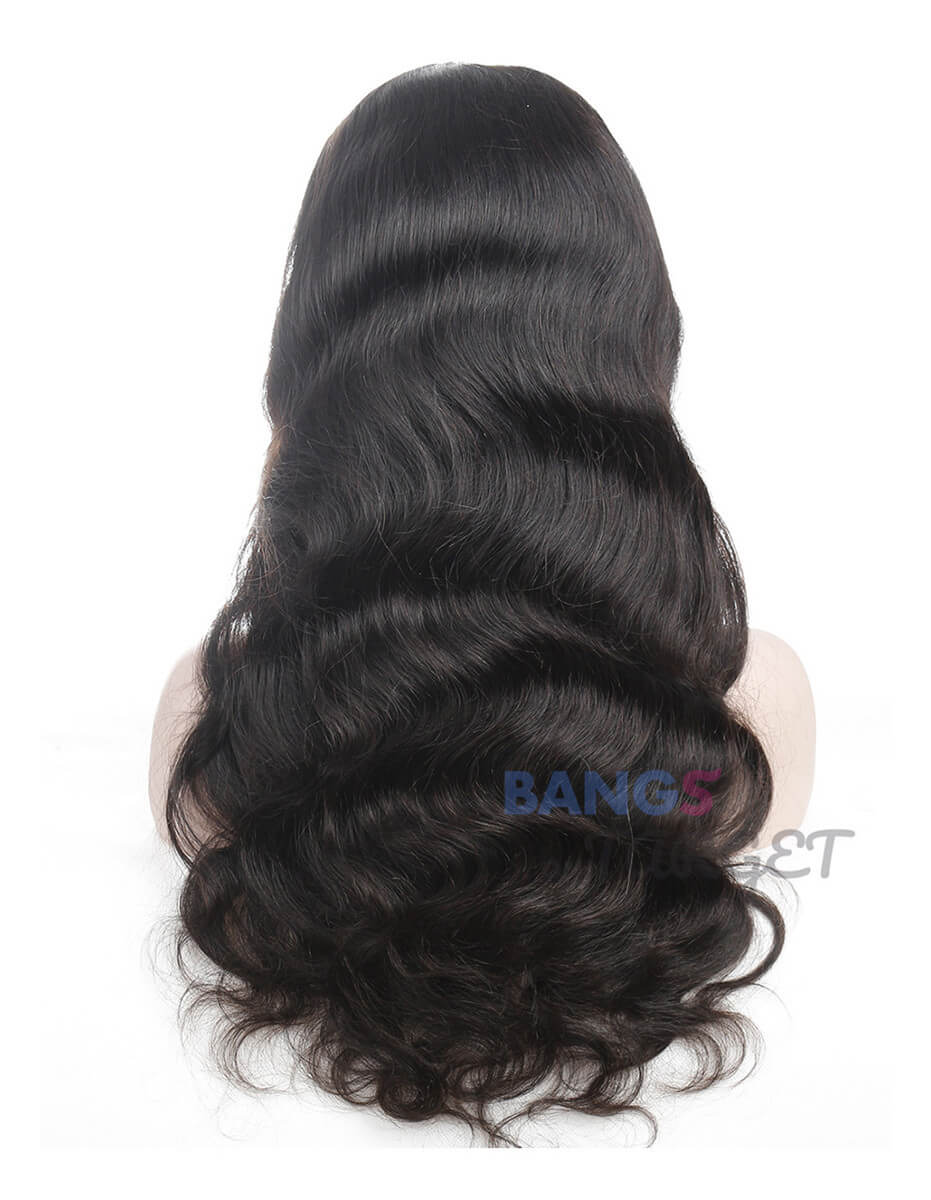 Indian Virgin Hair 13X6 Lace Front Human Hair Wigs Body Wave - Bangsontarget