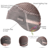 Indian Virgin Hair 13x6 Lace Frontal Wigs Straight Density 150% - Bangsontarget