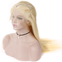 13x4 Lace Front Wigs Straight European Hair 613 Blonde - Bangsontarget