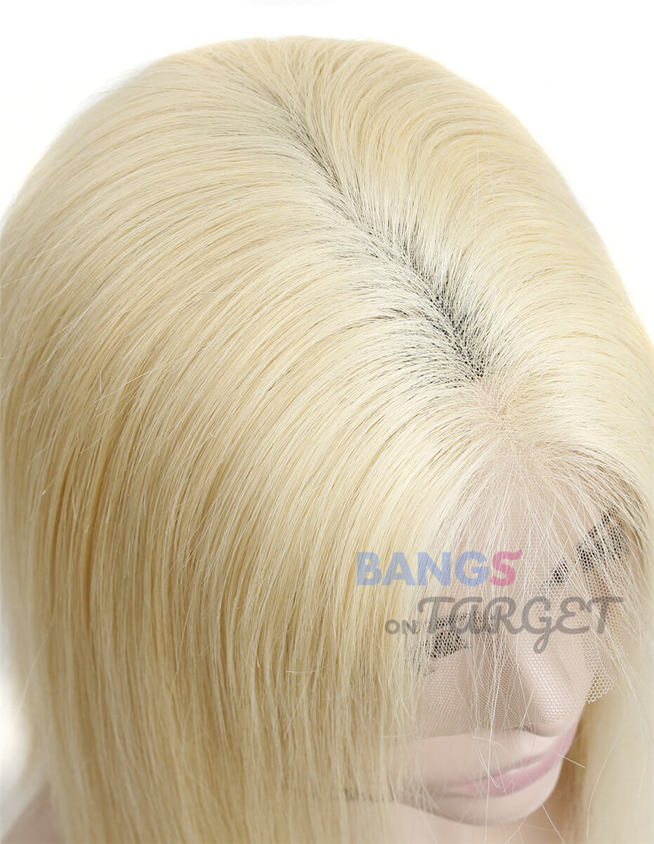 Brazilian Virgin Hair 613 Blonde Short BOB 13x6 Lace Front Wigs - Bangsontarget