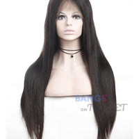 Malaysian Virgin Hair 13x6 Lace Frontal Wigs Straight - Bangsontarget