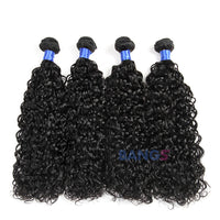 4 Bundles With Closure Brazilian Virgin Hair-Water Wave - Bangsontarget