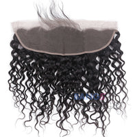 3 Bundles With Frontal Brazilian Virgin Hair-Water Wave - Bangsontarget