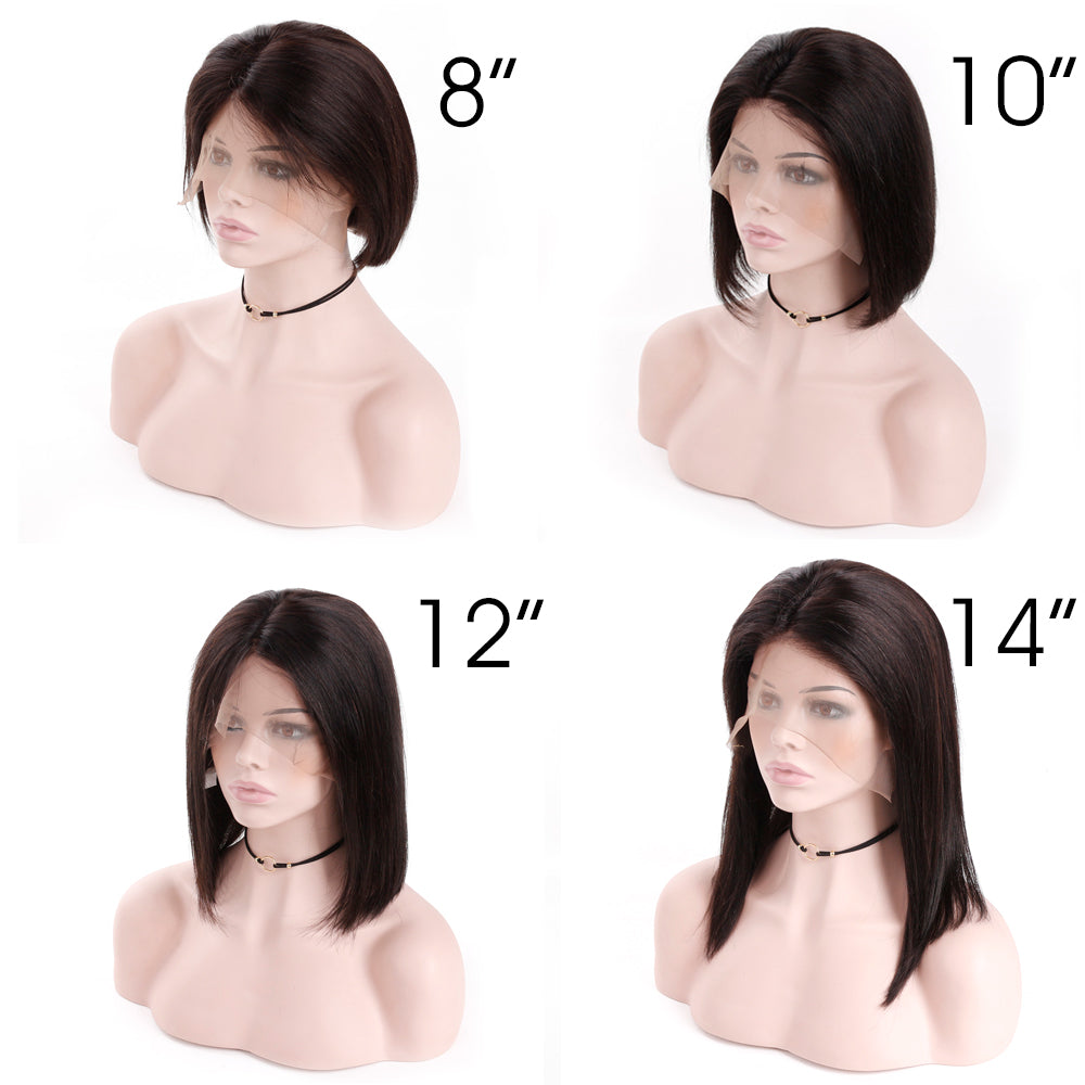 13x6 Lace Front  Straight BOB Wig With Baby Hair