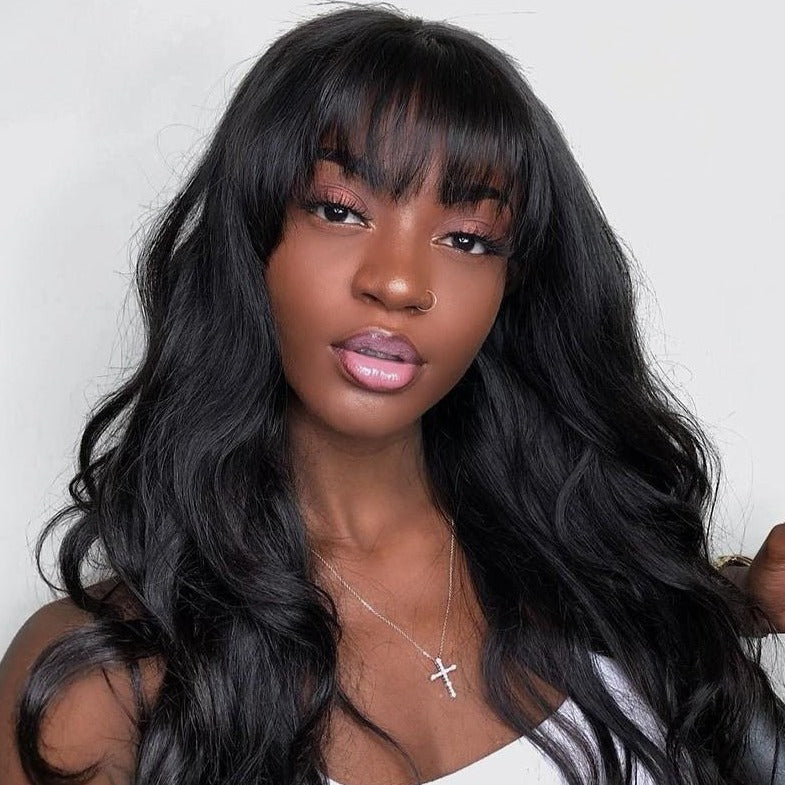 Indian Virgin Hair 13X6 Lace Front Human Hair Wigs Body Wave - Bangsontarget
