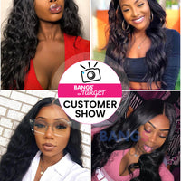 Brazilian Virgin Hair 13x6 Lace Frontal Wigs Body Wave - Bangsontarget