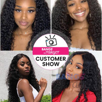 Transparent 13x6 Lace Frontal Wigs Deep Wave - Bangsontarget