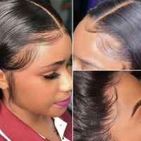 Full Lace Wigs Human Hair Straight 12-26 Inch - Bangsontarget