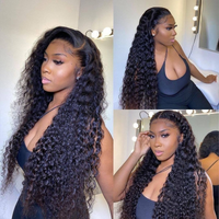 Brazilian Virgin Hair 13x6 Lace Frontal Wigs-Kinky Curly - Bangsontarget