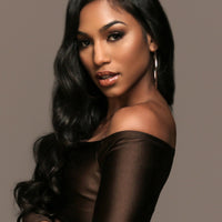 5x5 Lace Closure Body Wave Human Hair Wigs - Bangsontarget