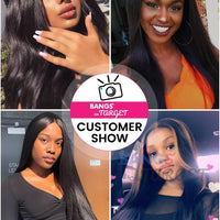 Malaysian Virgin Hair 13x6 Lace Front Human Hair Wigs Straight - Bangsontarget