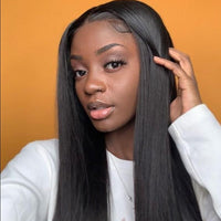 Malaysian Virgin Hair 13x6 Lace Front Human Hair Wigs Straight - Bangsontarget