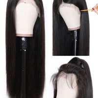 Silky Straight 13x6 Lace Frontal Wigs - Bangsontarget