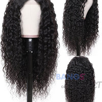 Brazilian Virgin Hair 13x6 Lace Frontal Wigs Water Wave - Bangsontarget