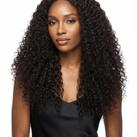 Raw Burmese Curly Lace Front Wig Human Hair | 13x4 HD Transparent Lace | Glueless | Pre-Plucked | 180% Density | Natural 3C Curl Pattern