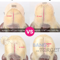 Brazilian Human Hair 13x6 Lace Front Wigs 613 Blonde - Bangsontarget