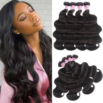 Hair Icenu Series Hair 4Pcs/pack Peruvian Body Wave Virgin Human Hair - Bangsontarget