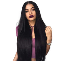Indian Virgin Hair 13x6 Lace Front Human Hair Wigs Straight Density150% - Bangsontarget