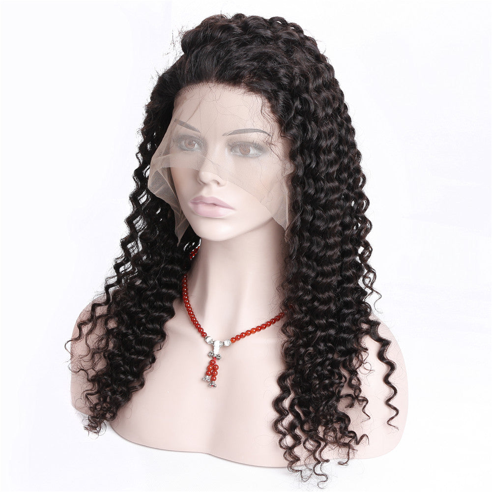 13x4 Lace Front Human Hair Wigs Deep Wave