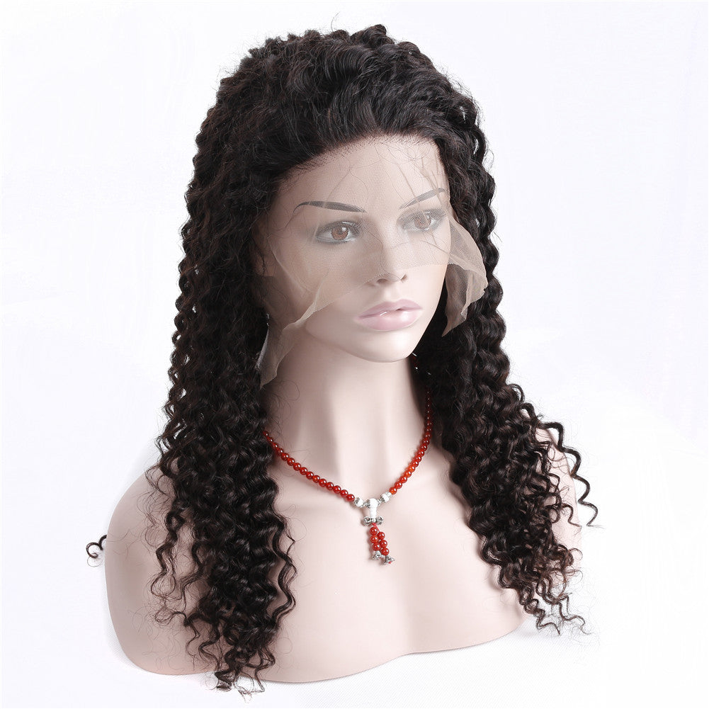 13x4 Lace Front Human Hair Wigs Deep Wave