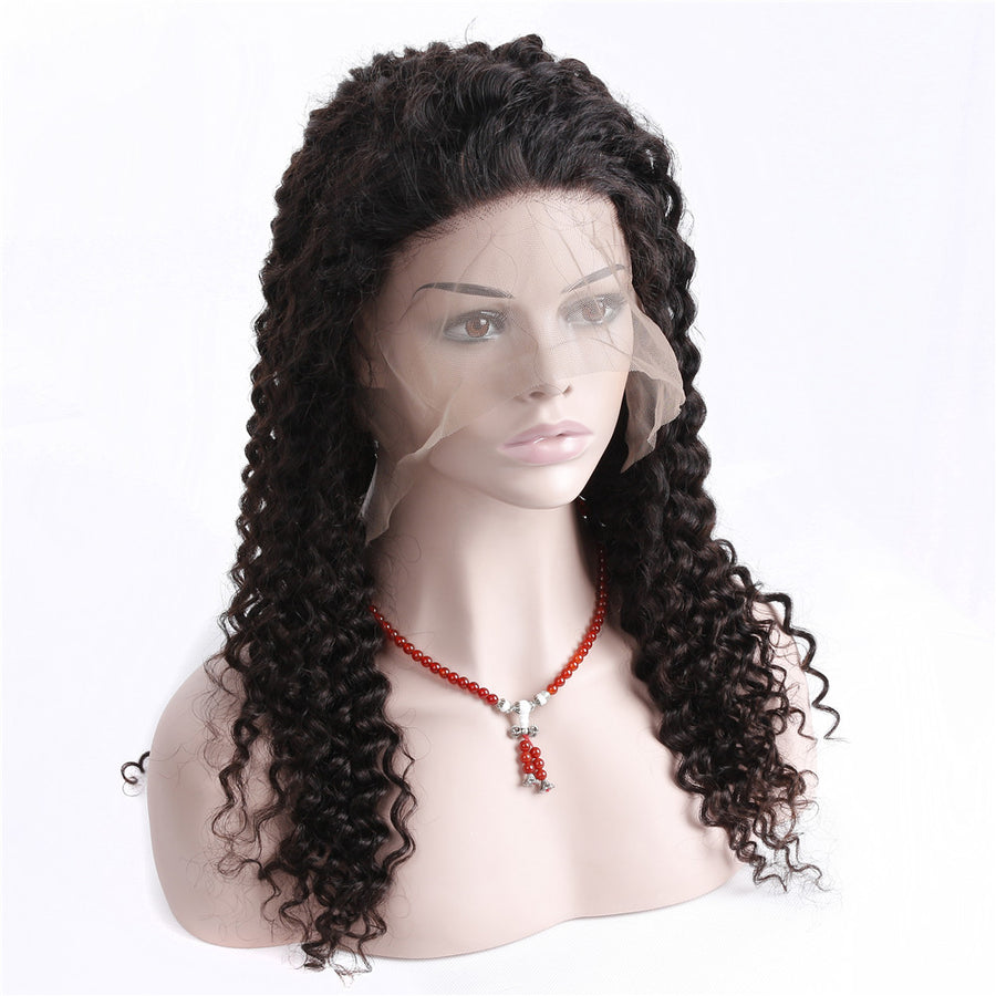 13x4 Lace Front Human Hair Wigs Deep Wave