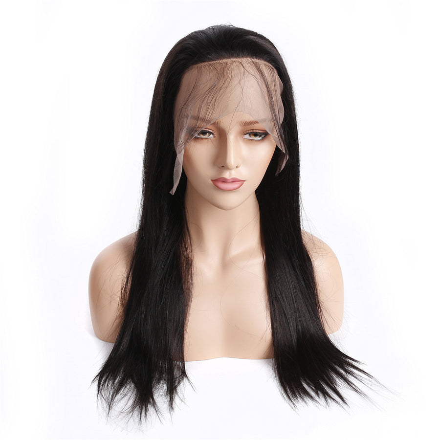 13×4 Lace Front Wigs Straight Nature Black Wigs